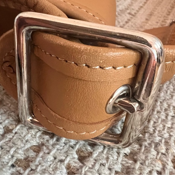 Tan Leather Saddle Bag Vintage coach - Picture 5 of 8